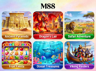 Koleksi permainan slot online populer di platform M88 dengan grafis yang menarik dan tema beragam